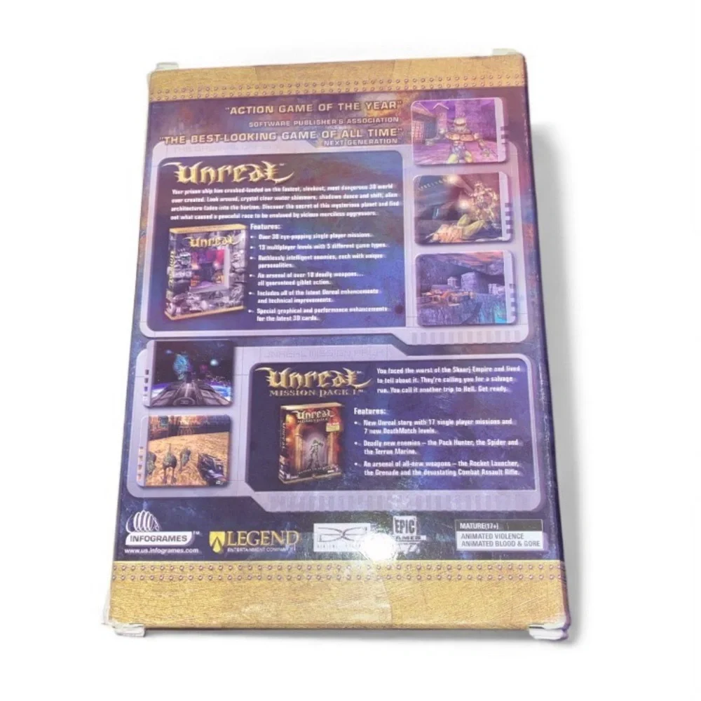 Factory sealed the ultimate unreal gold collection NEW box  PC GAME VTG